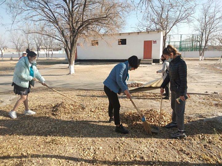 М.Жұмабаев атындағы №21 орта мектепте "Табиғатты аялайық" тақырыбында өткен іс-шара.