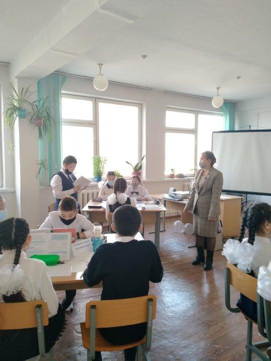 12.11.2021 ж 6 "Ә" сыныбымен орыс тілі мен әдебиеті пәні мұғалімі С.Е.Джолманова "Шкала Цельсия" тақырыбында Lesson Stady өтілді.
