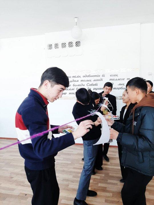 "Үміт,сенім бізді алға жетелейді" 11сынып оқушыларымен жургізілген тренинг